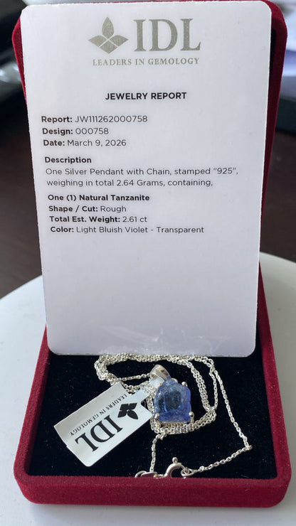 Tanzanite Pendant 2.61 cts
