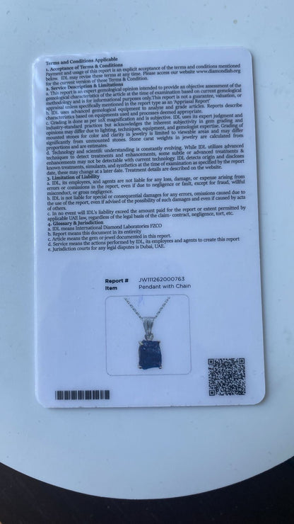 Tanzanite Pendant 1.74 cts