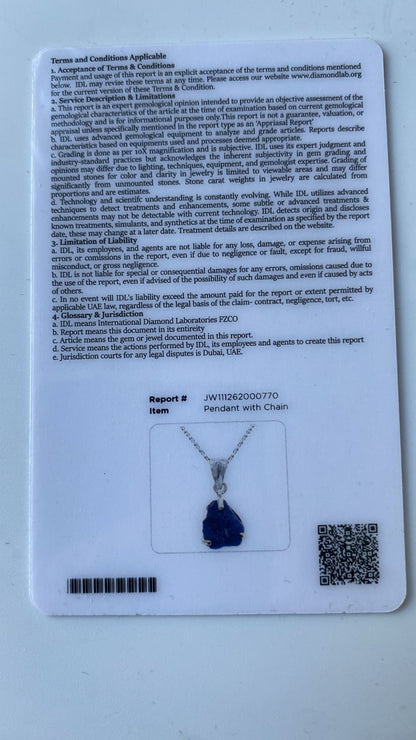 Tanzanite Pendant 2.64 cts.