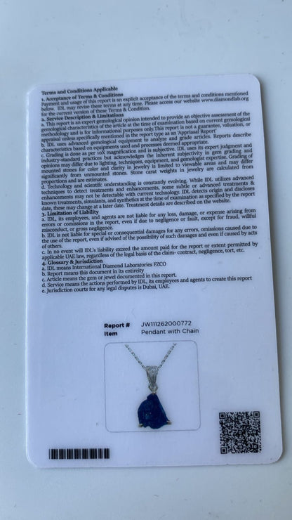 Tanzanite Pendant 3.17 cts