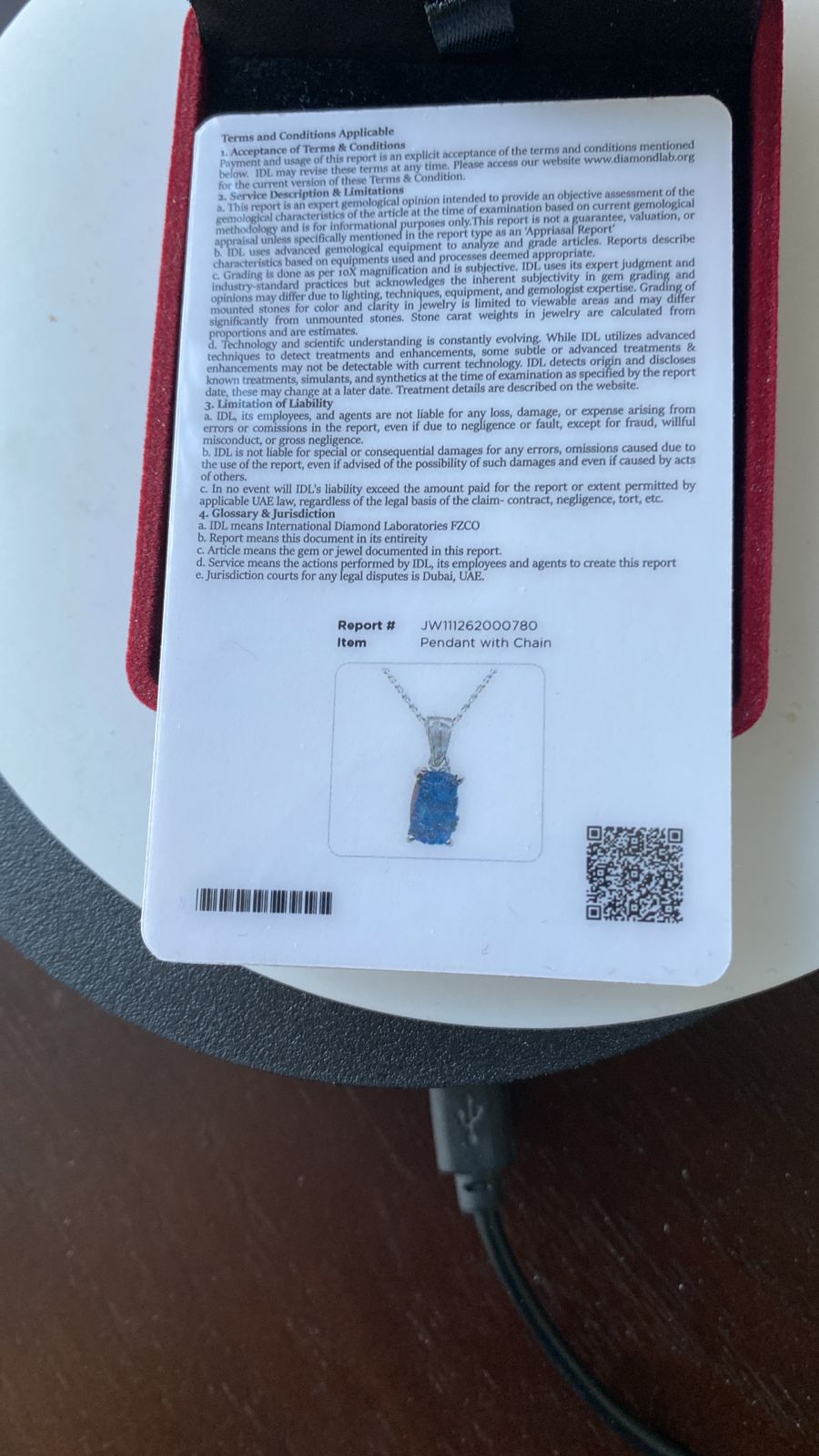 Tanzanite Pendant 1.84 cts