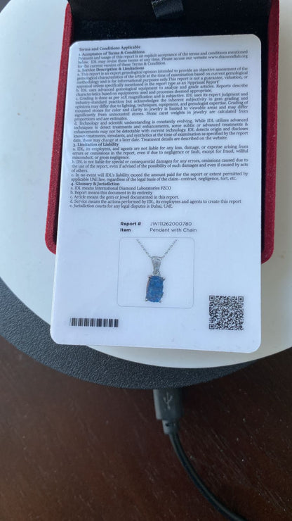Tanzanite Pendant 1.84 cts