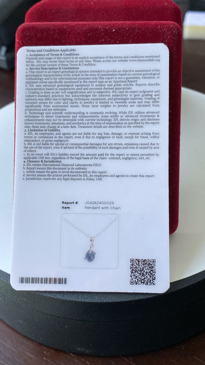 Tanzanite Pendant 0.82 cts