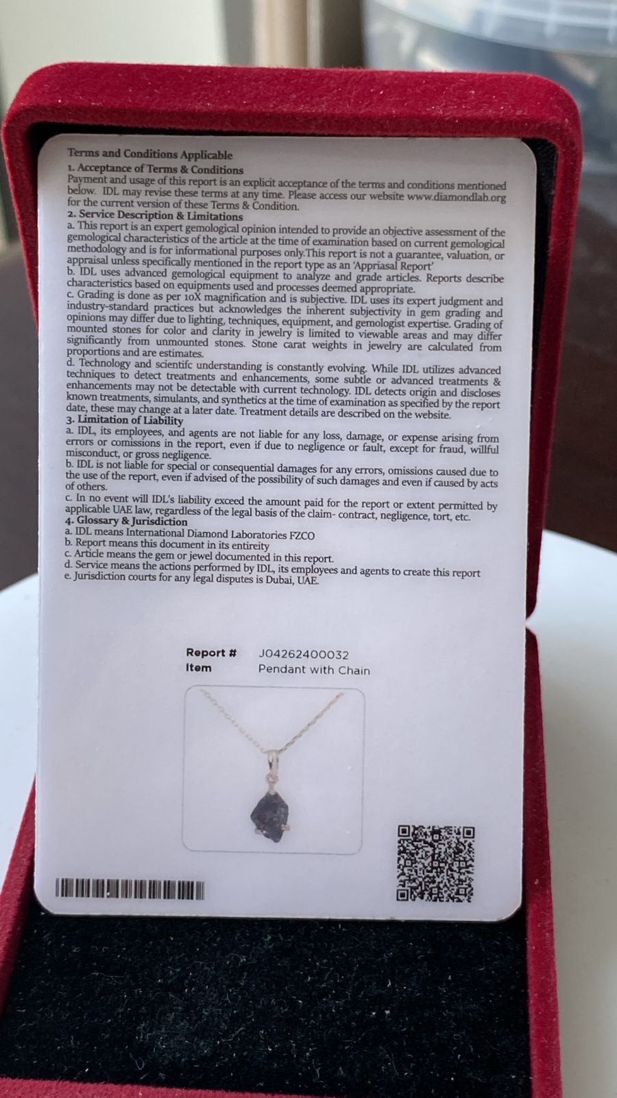 Tanzanite Pendant 1.37 cts