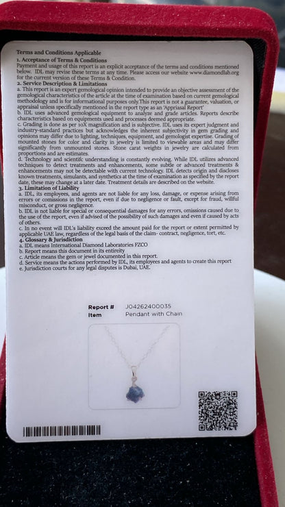 Tanzanite Pendant 1.36 cts