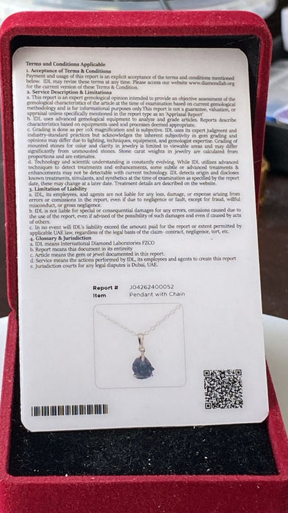 Tanzanite Pendant 1.48 cts