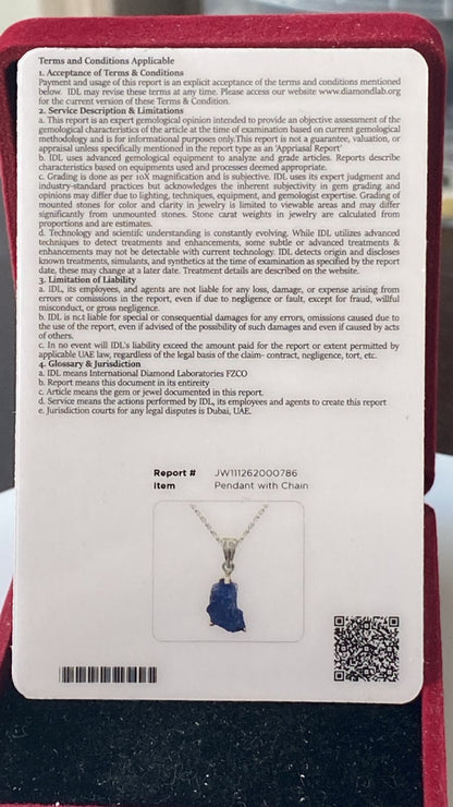 Tanzanite Pendant 3.06 cts