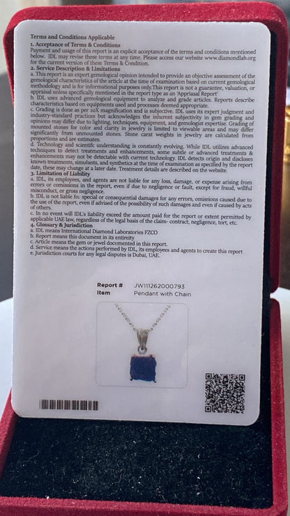 Tanzanite Pendant 3.10 cts