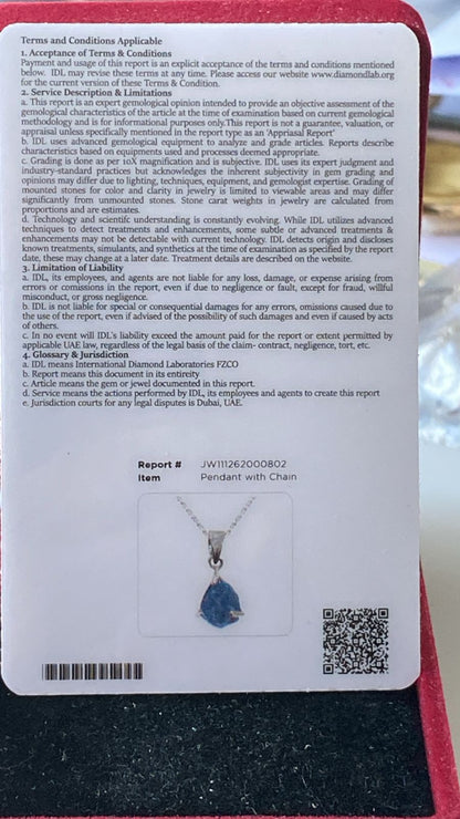 Tanzanite Pendant 2.37 cts