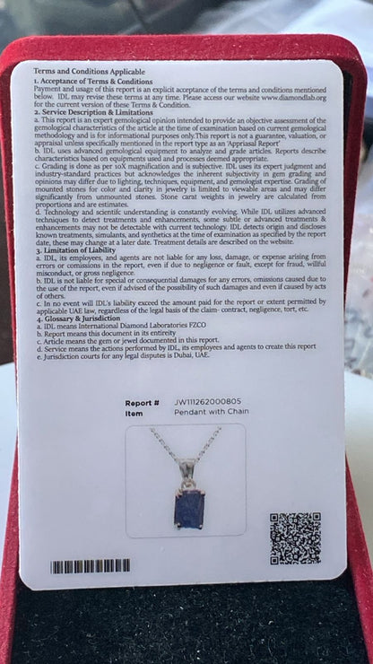 Tanzanite Pendant 1.50 cts