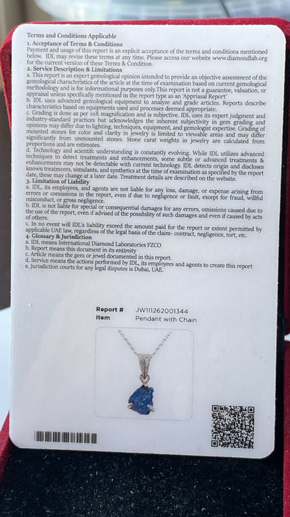 Tanzanite Pendant 1.70 cts