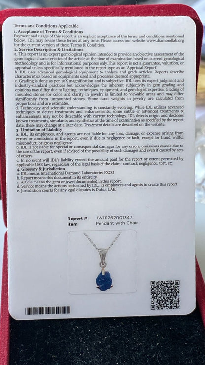 Tanzanite Pendant 1.73 cts