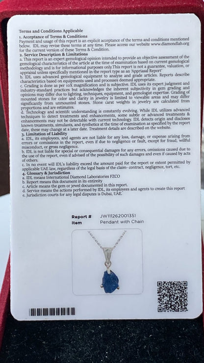 Tanzanite Pendant 2.02 cts