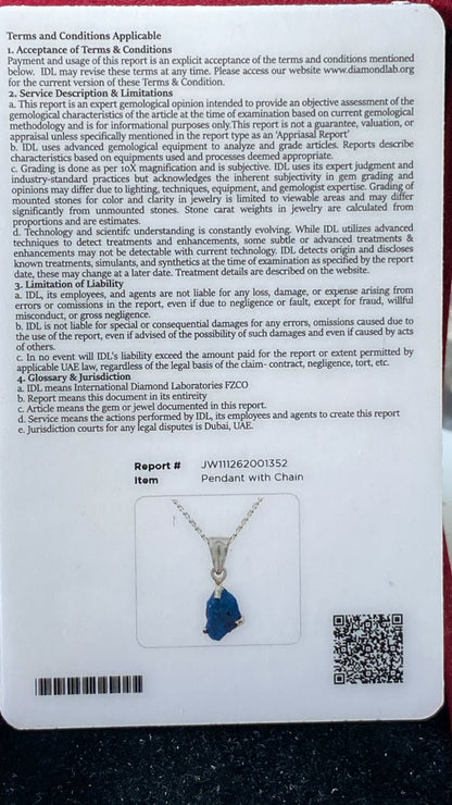 Tanzanite Pendant 1.82 cts