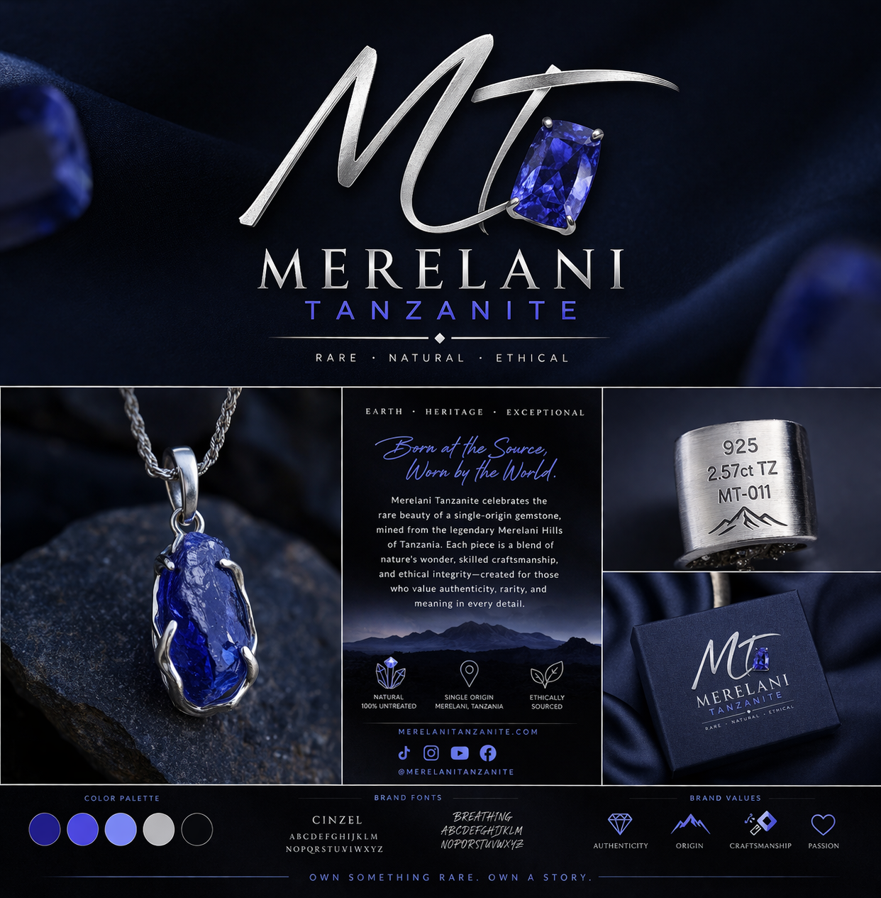 Tanzanite Pendant 2.23 cts