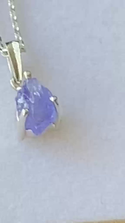 Single Origin Tanzanite Pendant Merelani Untamed 0.80 cts