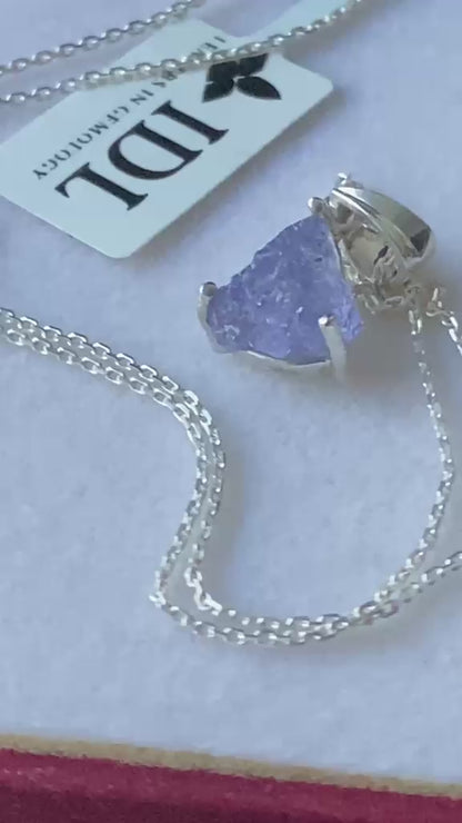 Raw by Nature. Rare by Origin Tanzanite Pendant 2.16 cts