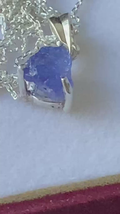 Merelani Tanzanite Pendant Natural Blue Crystal 2.02 cts