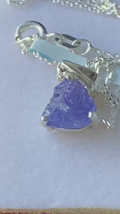 Merelani Tanzanite Pendant Natural Blue Crystal 2.07 cts